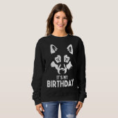 Wolf Het is mijn geboorte jongens meisjes Birthday Trui (Voorkant volledig)