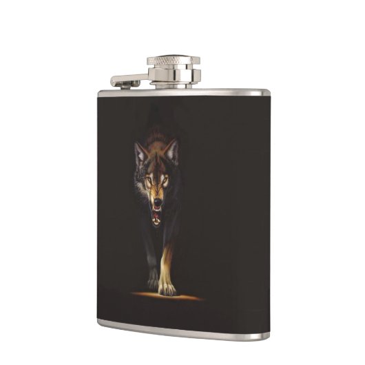 wolf heupfles (Links)