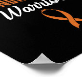 Wolf-Hirschhorn-syndroom Warrior Awareness WHS RIB Poster (Hoek)