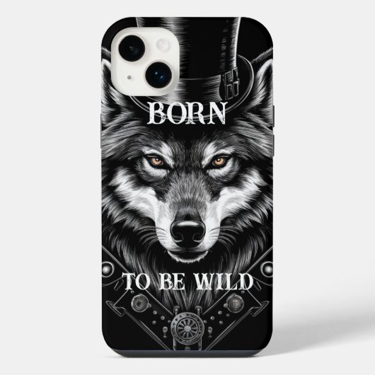 Wolf Hoesje iPhone Hoesje (Achterkant)