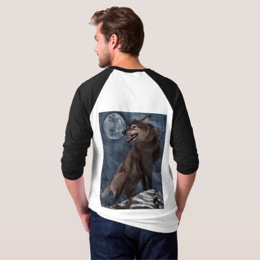 Wolf hoodies (Achterkant volledig)