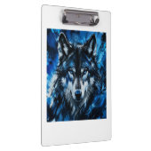 Wolf hoofd klembord (Rechts)