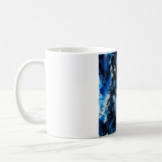 Wolf hoofd koffiemok (Links)
