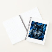 Wolf hoofd notitieboek (Binnen)