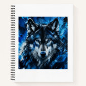Wolf hoofd notitieboek (Voorkant)