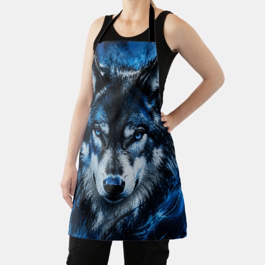 Wolf hoofd schort (Insitu)