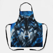 Wolf hoofd schort (Voorkant)