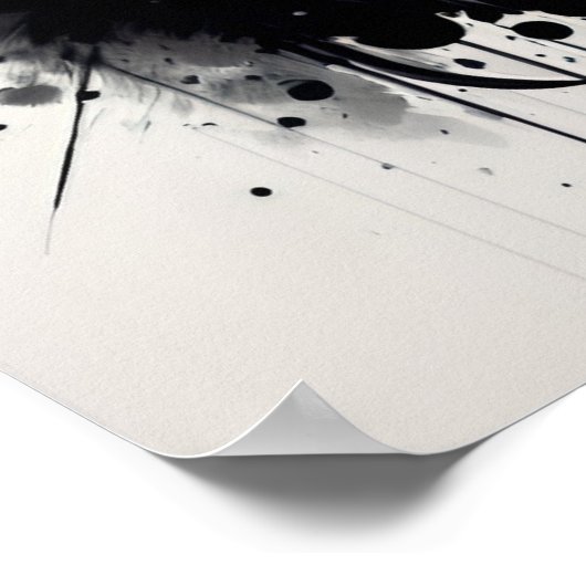 Wolf hoofd tekening poster (Hoek)