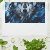 Wolf hoofd theedoek (Gevouwen)