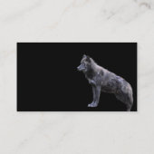 WOLF HOOFD Visitekaartje of profielkaart (Achterkant)
