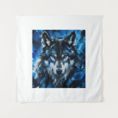 Wolf hoofd wandkleed (Voorkant)