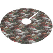 Wolf Hound Hond Kerstfeest Kerstboom Rok (Gekanteld)