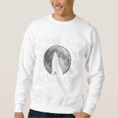 Wolf Howl bij de maan T-shirt (Voorkant)