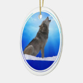 Wolf Howl Blank Ornament (Links)