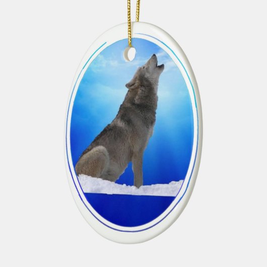 Wolf Howl Blank Ornament (Links)