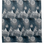 Wolf howl douchegordijn (Voorkant)