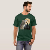 WOLF HOWL & POEM (Wolf Protection) T-shirt (Voorkant volledig)