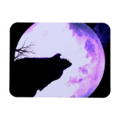 Wolf Howl Premium magneet (Horizontaal)