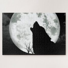 Wolf Howling at the Moon Legpuzzel
