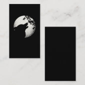 Wolf Howling Beauful Animal Moon Visitekaartje (Voorkant / Achterkant)