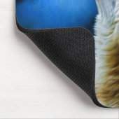 Wolf Howling Beneath Full Moon Muismat (Hoek)