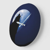 Wolf Howling bij de Moon- Grote Klok (Hoek)