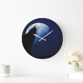 Wolf Howling bij de Moon- Grote Klok (Huis)
