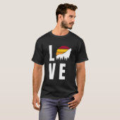 Wolf Howling bij de zon Wolf Howling Wolf 1 T-shirt (Voorkant volledig)