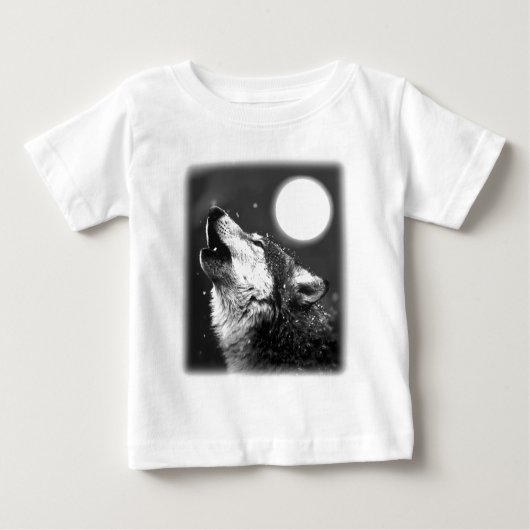 Wolf Howling bij Moon (Voorkant)