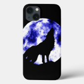 Wolf Howling bij Moon Case-Mate iPhone Case (Achterkant)