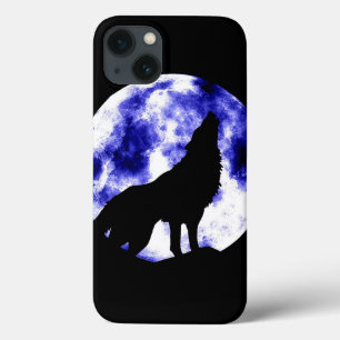 Wolf Howling bij Moon Case-Mate iPhone Case