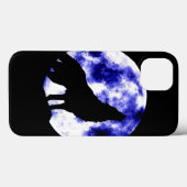 Wolf Howling bij Moon Case-Mate iPhone Case (Achterkant (horizontaal))