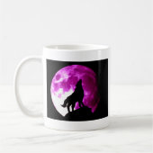 Wolf Howling bij Moon Koffiemok (Links)