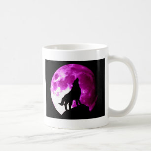 Wolf Howling bij Moon Koffiemok