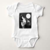 Wolf Howling bij Moon Romper (Voorkant)