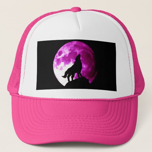Wolf Howling bij Moon Trucker Pet (Voorkant)