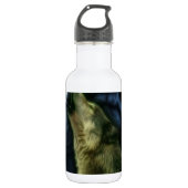 Wolf Howling bij Moon Waterfles (Voorkant)