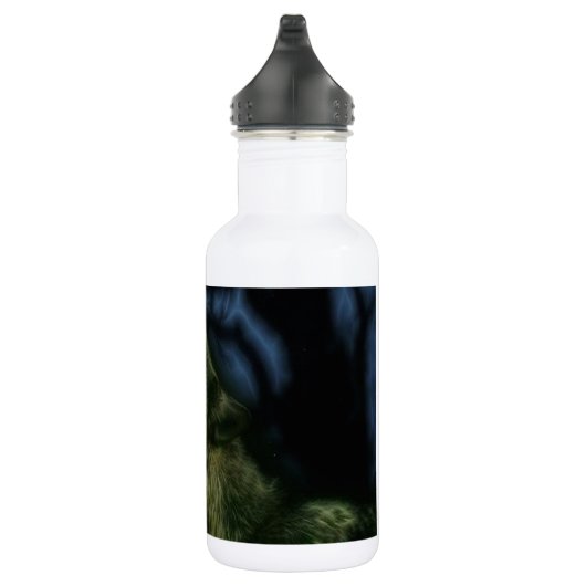 Wolf Howling bij Moon Waterfles (Rechts)