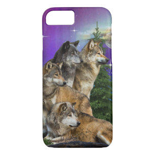 Wolf Howling iPhone 8/7 Hoesje