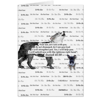 Wolf Howling Chihuahua - niet bang - Faith Black