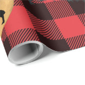 Wolf Howling Full Moon Cadeaupapier (Rol Hoek)