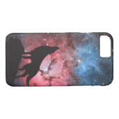 Wolf Howling in Galaxy Case-Mate iPhone Case (Achterkant (Horizontaal))
