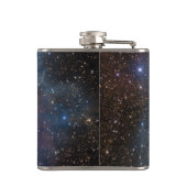 Wolf Howling in Galaxy Heupfles (Achterkant)