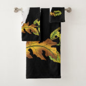 Wolf Howling Moon Bad Handdoek (Insitu)