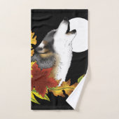 Wolf Howling Moon Bad Handdoek (Handdoek)