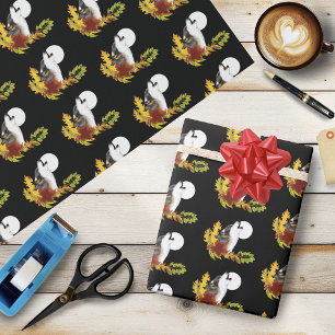 Wolf Howling Moon Cadeaupapier
