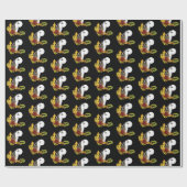 Wolf Howling Moon Cadeaupapier (Vlak)