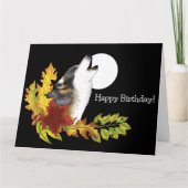 Wolf Howling Moon Kaart (Voorkant)