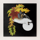 Wolf Howling Moon Legpuzzel (Horizontaal)