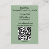 Wolf Howling Moon Visitekaartje (Achterkant)